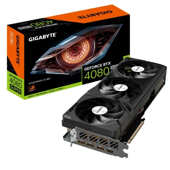 Grafička kartica GIGABYTE GeForce RTX 4080 Super Windforce V2 16G, 16GB GDDR6X