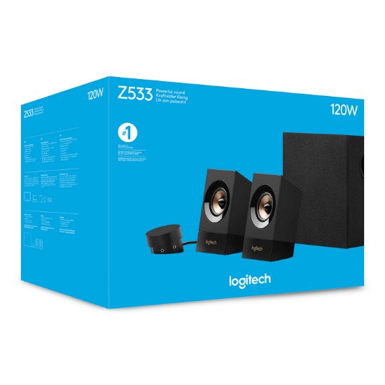 Zvučnici LOGITECH Z533, 2.1, 60W, crni