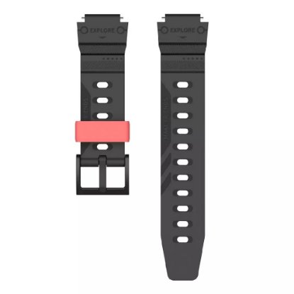 Zamjenska narukvica SMART360 za SMART360 Botslab Watch E3, E3 Pro, 22mm, crno-roza