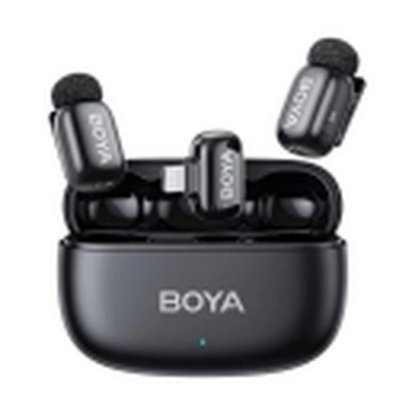 Mikrofon BOYA mini 2-03 (2 TX + 1 RX + Charging Case), bežični, crni