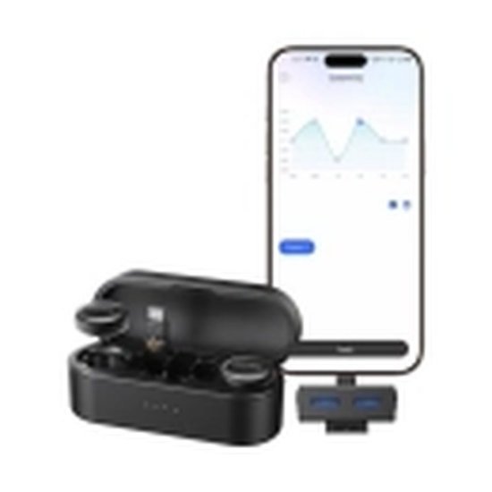 Mikrofon BOYA Boyalink 3-02 (2 TX + 1 RX + Charging Case), bežični, USB C, crni