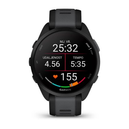 Pametni sat GARMIN Forerunner 165 Music, GPS, crni