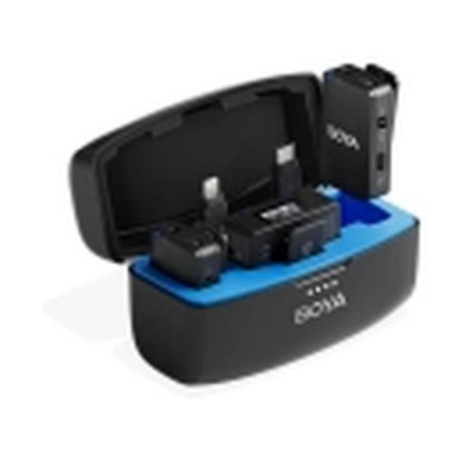 Mikrofon BOYA Boyamic (2 TX + 1 RX + Charging Case), bežični, USB C crni