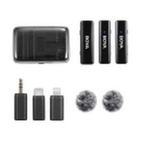 Mikrofon BOYA Boyalink (2 TX + 1 RX + Charging Case), bežični, USB C, crni