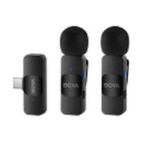 Mikrofon BOYA BY-V20 V2.0 (2 TX + 1 RX), bežični, USB C, crni