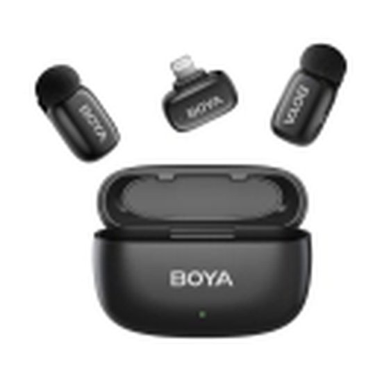 Mikrofon BOYA BY-WM8 Pro-K1 (2 TX + 1 RX + Charging Case), bežični, crni