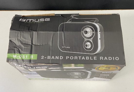 OPEN BOX - Prijenosni radio uređaj MUSE M-051R, crni