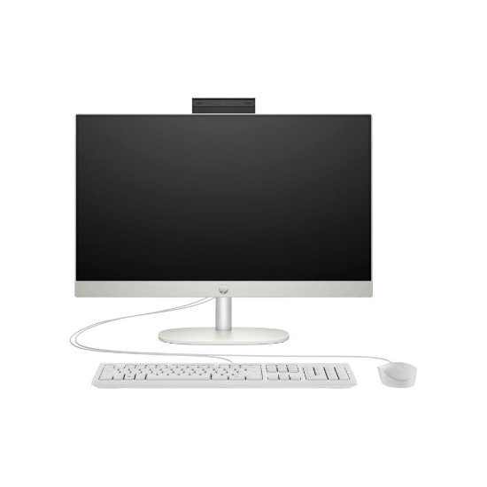 Računalo AiO HP ProOne 240 G10 A55BBET / 23,8" FHD IPS, Core i7 1355U, 16GB, 512GB SSD, Intel HD Graphics, WiFi, tipkovnica, miš, bez OS, bijelo