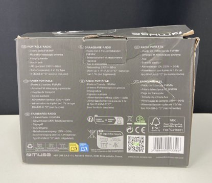 OPEN BOX - Prijenosni radio uređaj MUSE M-051R, crni