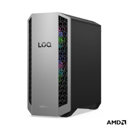 Računalo LENOVO LOQ Tower 91DF008HSC / Ryzen 7 8745HX, 32GB, 1TB SSD, nVidia GeForce RTX 5060, WiFi, bez OS, sivo