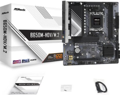 Matična ploča ASROCK B650M-HDV/M.2, AMD B650, DDR5, mATX, s. AM5