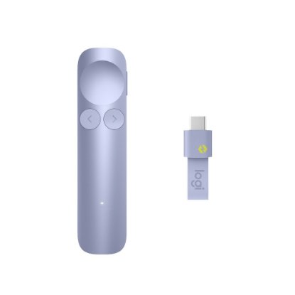 Prezenter LOGITECH Spotlight 2, laser, bežični, ljubičasti