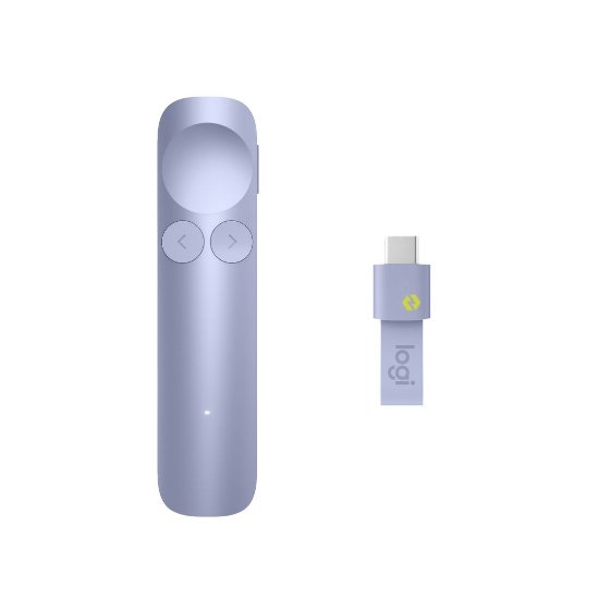 Prezenter LOGITECH Spotlight 2, laser, bežični, ljubičasti