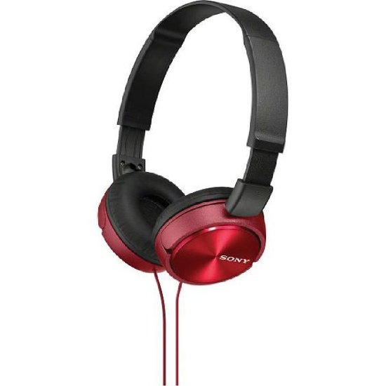 Slušalice SONY MDR-ZX310, on-ear, 3.5 mm, žične, crvene