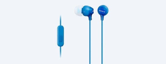 Slušalice SONY MDREX15APLI.CE7, in-ear, žičane, plave