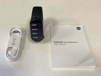 RABLJENI - Narukvica XIAOMI Smart Band 10, mjerenje aktivnosti, senzor pokreta, vodootporna, crna