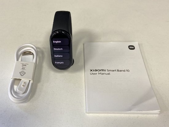 RABLJENI - Narukvica XIAOMI Smart Band 10, mjerenje aktivnosti, senzor pokreta, vodootporna, crna