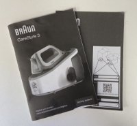 RABLJENI - Parna postaja BRAUN IS3044WH, 2400W, 6 bara, 340 g/min, 2 l, bijelo-siva