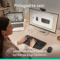 Tipkovnica + miš LOGITECH Signature Comfort Plus MK880, crni