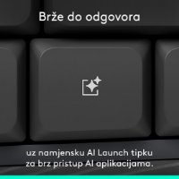 Tipkovnica + miš LOGITECH Signature Comfort Plus MK880, crni