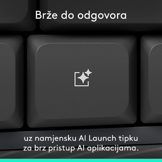 Tipkovnica + miš LOGITECH Signature Comfort Plus MK880, crni