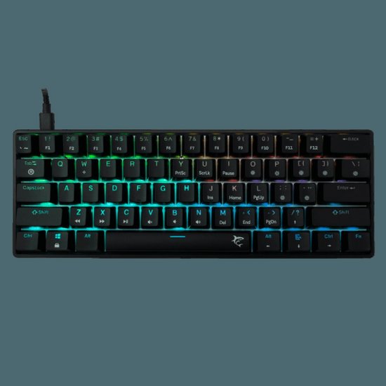 Tipkovnica WHITE SHARK GK-004131 SHINOBI-2, RGB, mehanička, smeđi switch, US, crna