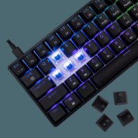 Tipkovnica WHITE SHARK GK-004121 Shinobi-2, RGB, mehanička, plavi switch, US, crna