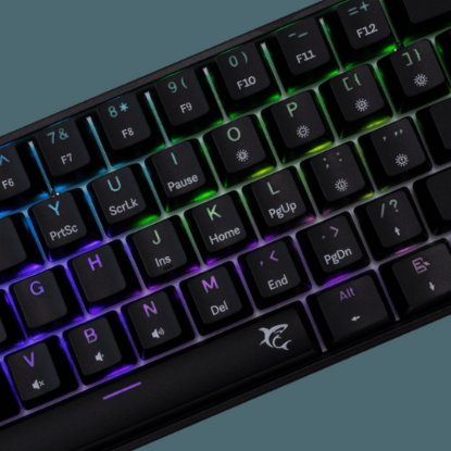 Tipkovnica WHITE SHARK GK-004121 Shinobi-2, RGB, mehanička, plavi switch, US, crna