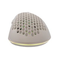 Miš BARACUDA BGM-032 Coral, RGB, optički, 12800dpi, bijeli