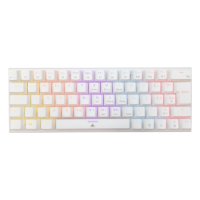 Tipkovnica WHITE SHARK GK-002222V2 Wakizashi-2, RGB, plavi switch, HR, bijela