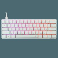 Tipkovnica WHITE SHARK GK-004211 Shinobi-2, RGB, mehanička, crveni switch, US, bijela