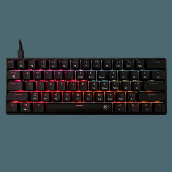 Tipkovnica WHITE SHARK GK-004111 Shinobi-2, RGB, mehanička, crveni switch, US, crna