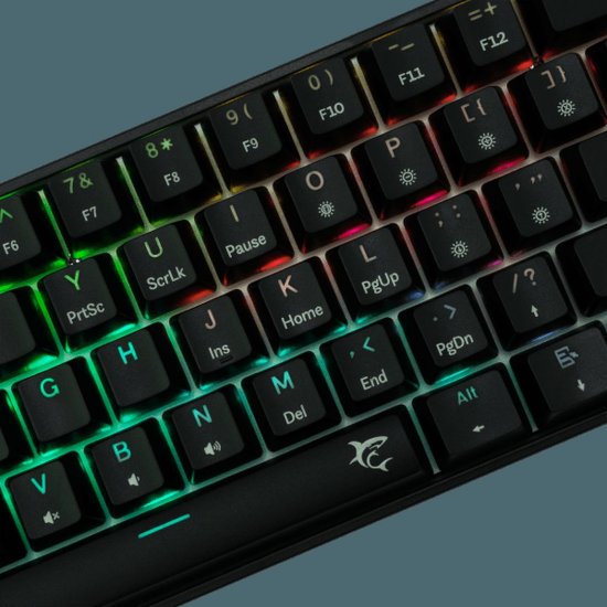 Tipkovnica WHITE SHARK GK-004131 SHINOBI-2, RGB, mehanička, smeđi switch, US, crna