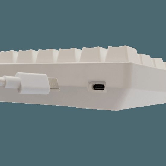Tipkovnica WHITE SHARK GK-004231 Shinobi-2, RGB, mehanička, smeđi switch, US, bijela