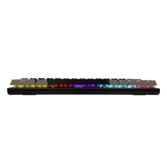 Tipkovnica WHITE SHARK GK-002121V2 Wakizashi-2, RGB, plavi switch, mehanička, US/HR, sivo-crna