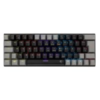Tipkovnica WHITE SHARK GK-002121V2 Wakizashi-2, RGB, plavi switch, mehanička, US/HR, sivo-crna