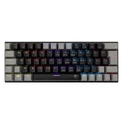 Tipkovnica WHITE SHARK GK-002121V2 Wakizashi-2, RGB, plavi switch, mehanička, US/HR, sivo-crna