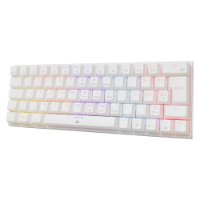 Tipkovnica WHITE SHARK GK-002222V2 Wakizashi-2, RGB, plavi switch, HR, bijela