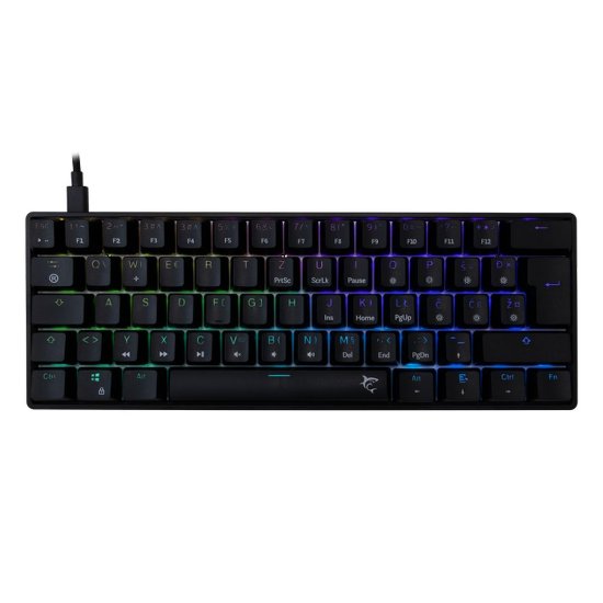 Tipkovnica WHITE SHARK GK-004112 Shinobi-2, RGB, mehanička, crveni switch, HR, crna