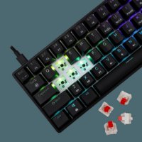 Tipkovnica WHITE SHARK GK-004111 Shinobi-2, RGB, mehanička, crveni switch, US, crna