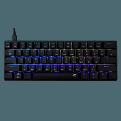 Tipkovnica WHITE SHARK GK-004121 Shinobi-2, RGB, mehanička, plavi switch, US, crna