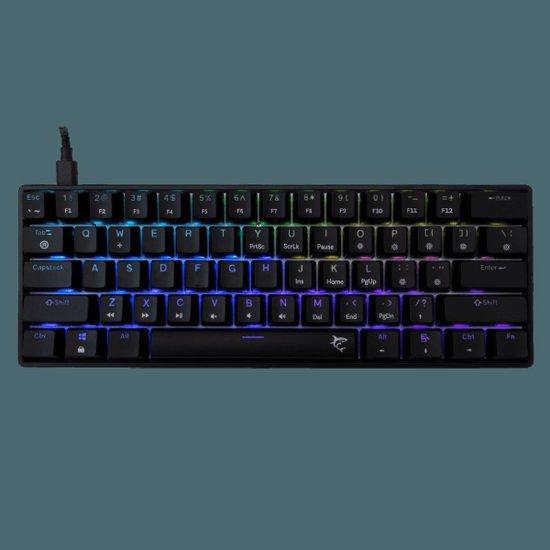 Tipkovnica WHITE SHARK GK-004121 Shinobi-2, RGB, mehanička, plavi switch, US, crna