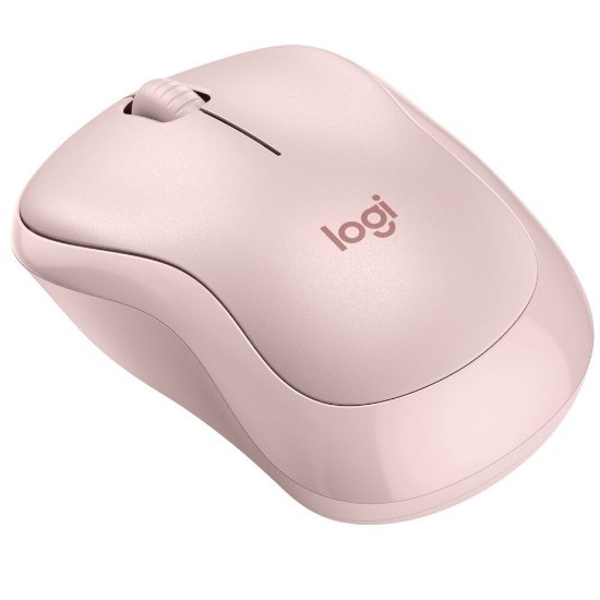 Miš LOGITECH M240 Silent, optički, bežični, Bluetooth, rozi