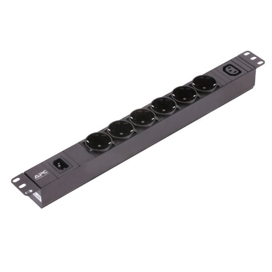 Easy Rack PDU, Basic, 1U, 1 Phase, 2.3kW, 230V, 10A, 6 SCHUKO and 1 C13 outlets, IEC60320 C14 inlet, EPDU1010B-SCH