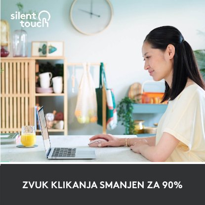 Miš LOGITECH M650, bežični, optički, 4000dpi, USB, BT, rozi