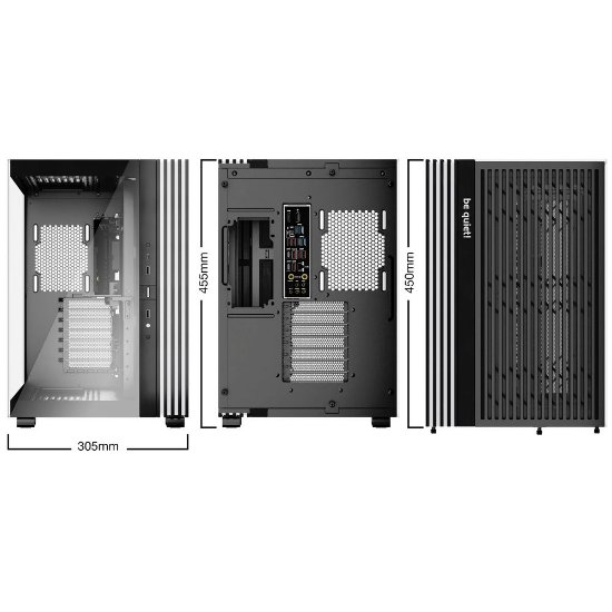 Kućište BE QUIET Light Base 600 DX, ATX, crno, bez napajanja