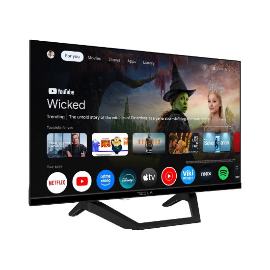 Slika Pametni televizor TESLA 24E655BHS 24 inch (60 cm), HD Ready 1366 x 768, LED DLED HDR10, Google TV, 2x5W audio, 3x HDMI, 2x USB, 60Hz, DVB-T2/C/S2, VESA 100x100, CI slot