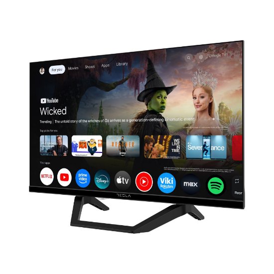 Slika Pametni televizor TESLA 24E655BHS 24 inch (60 cm), HD Ready 1366 x 768, LED DLED HDR10, Google TV, 2x5W audio, 3x HDMI, 2x USB, 60Hz, DVB-T2/C/S2, VESA 100x100, CI slot