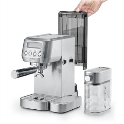 Aparat za kavu CASO DESIGN Espresso Gourmet Latte, 1350 W, espresso, crni