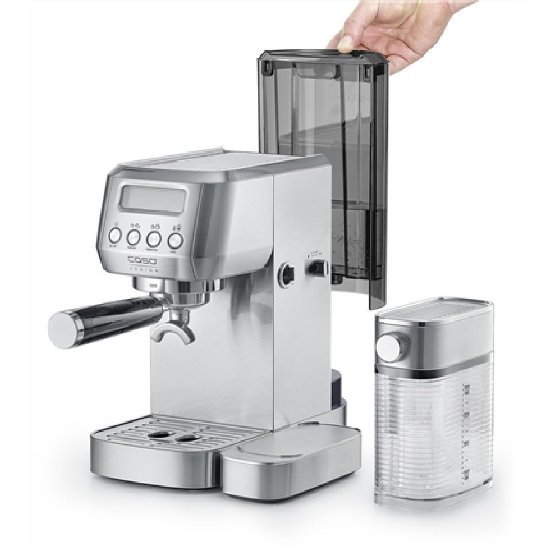 Aparat za kavu CASO DESIGN Espresso Gourmet Latte, 1350 W, espresso, crni